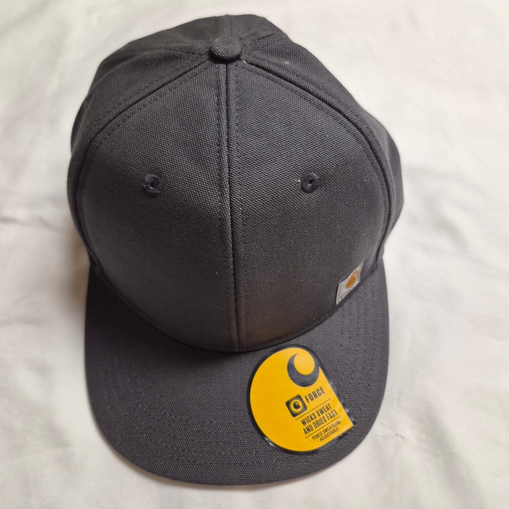 Carhartt Force Mandan Shadow Gray Snapback Hat Flat Bill Men AH1604-M 101604-039
